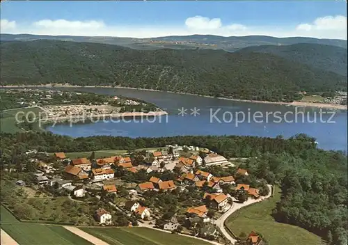 Bringhausen Edersee Fliegeraufnahme Kat. Edertal