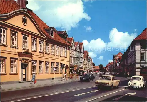 Uelzen Lueneburger Heide Rathaus und Lueneburger Strasse Kat. Uelzen