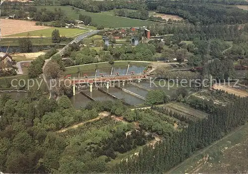 Waltrop Alte Schachtschleuse Henrichenburg Fliegeraufnahme Kat. Waltrop