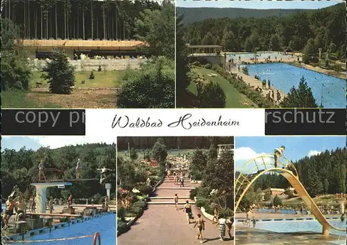 Heidenheim Brenz Waldbad Kat. Heidenheim an der Brenz