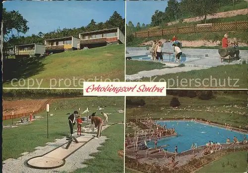 Sontra Schwimmbad Wassertreten Minigolf Kat. Sontra