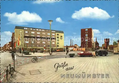 Neumuenster Schleswig Holstein Bahnhofsplatz Kat. Neumuenster