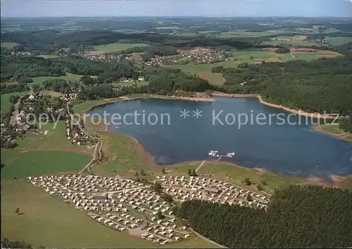 Marienheide Bruchertalsperre Fliegeraufnahme Kat. Marienheide