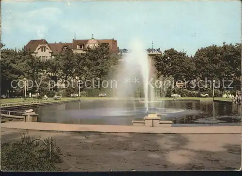 Cottbus Schillerplatz Springbrunnen Kat. Cottbus