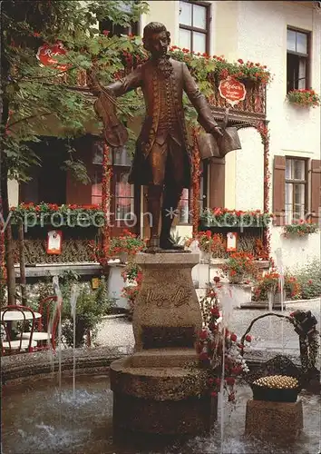 Bad Reichenhall Mozart Brunnen Reberpassage Kat. Bad Reichenhall