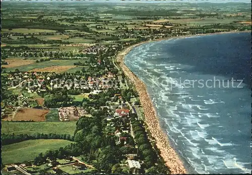 Scharbeutz Ostseebad Fliegeraufnahme Kat. Scharbeutz