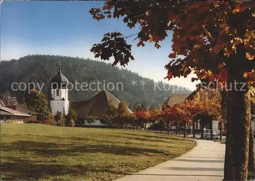 Hinterzarten Kirche Maria in der Zarten Kat. Hinterzarten