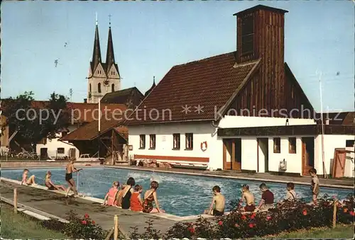 Tuntenhausen Schwimmbad  Kat. Tuntenhausen