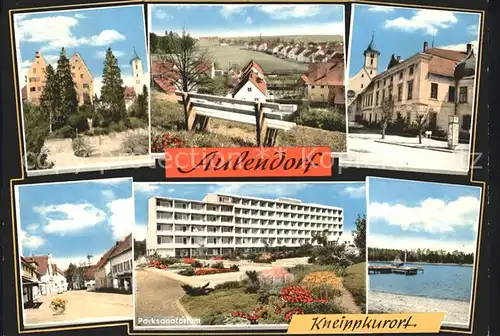 Aulendorf Parksanatorium Freibad Strassenansicht  Kat. Aulendorf