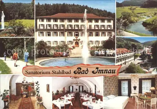 Bad Imnau Sanatorium Stahlbad  Kat. Haigerloch