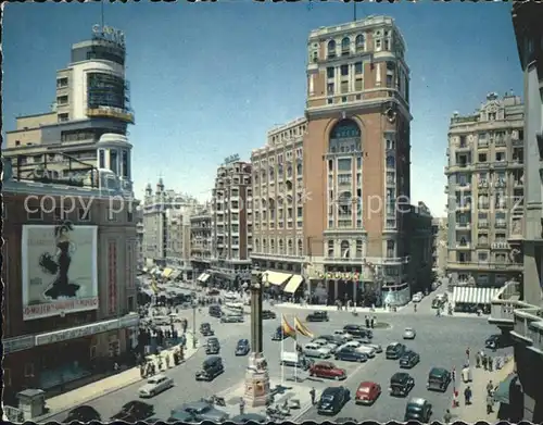 Madrid Spain Plaza del Callao  Kat. Madrid