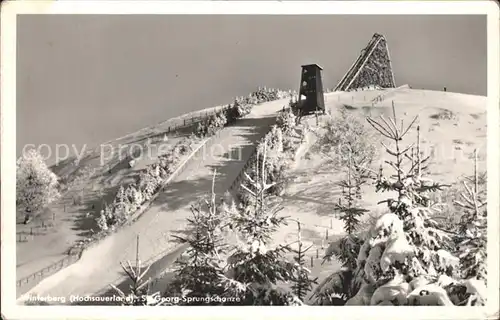 Winterberg Hochsauerland St Georg Schanze Skispringen Wintersportplatz Kat. Winterberg