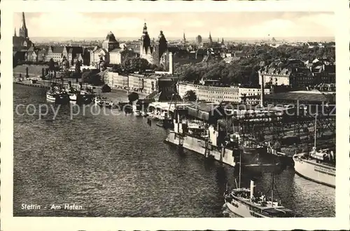 Stettin Westpommern Am Hafen Kat. Szczecin