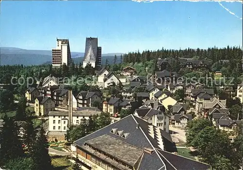 Oberhof Thueringen Ortsansicht mit Interhotel Panorama Kat. Oberhof Thueringen