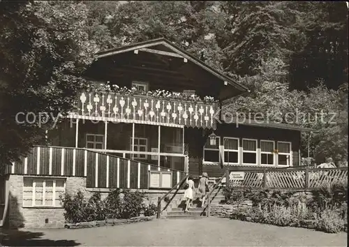 Wernigerode Harz HO Gaststaette Christianental Kat. Wernigerode