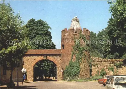 Beeskow Stadtmauer Pulverturm Kat. Beeskow