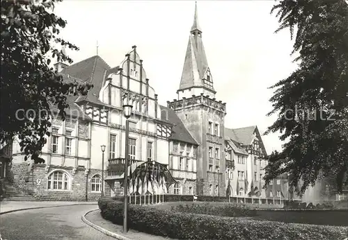 Bernburg Saale Kreiskulturhaus und Kurhaus Kat. Bernburg