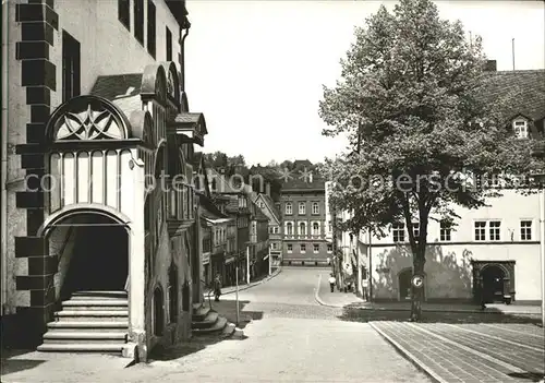 Poessneck Rathaus Kat. Poessneck