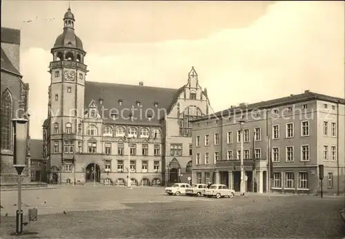 Koethen Anhalt Marktplatz Rathaus Stadthaus Kat. Coethen