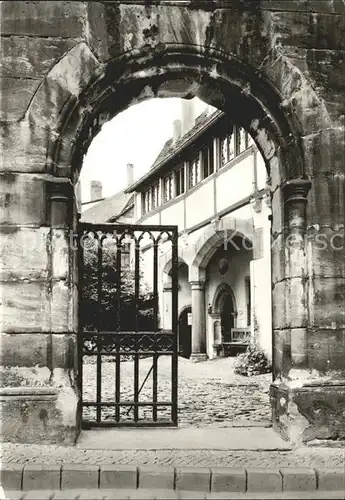 Eisleben Luthers Geburtshaus Hofseite Kat. Eisleben