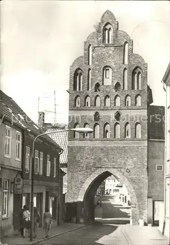 Teterow Mecklenburg Vorpommern Malchinger Tor Kat. Teterow