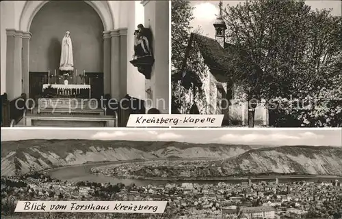 Boppard Rhein Forsthaus Kreuzberg Kapelle Kat. Boppard