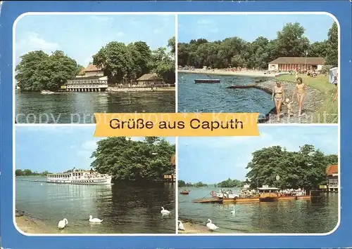 Caputh Strandbad Restaurant am Faehrhaus Kat. Schwielowsee