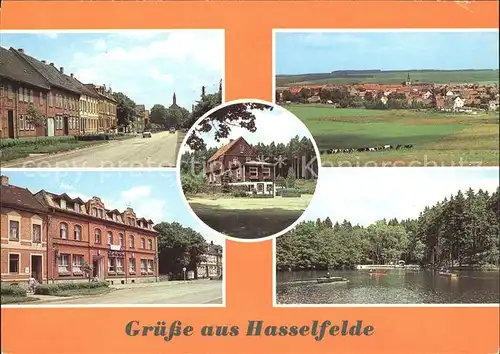 Hasselfelde Breite Strasse Erholungsheime Tannenwald und Krone Kat. Hasselfelde