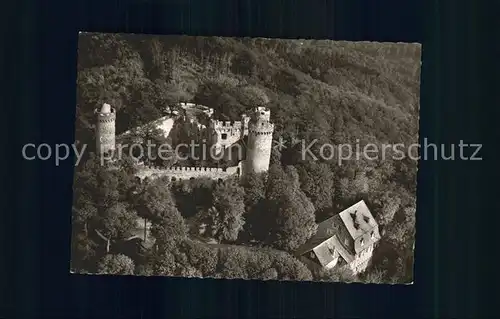 Auerbach Bergstrasse Burghaus Auerbacher Schloss Fliegeraufnahme Kat. Bensheim