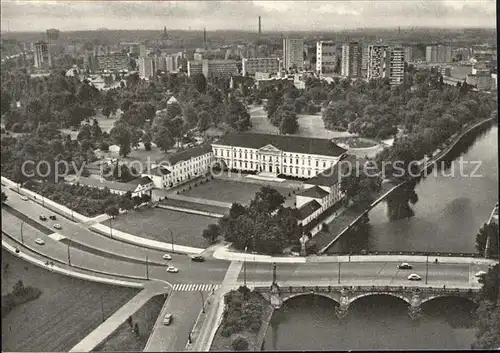 Berlin Fliegeraufnahme Schloss Bellevue Hansaviertel Kat. Berlin