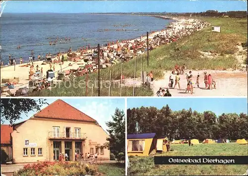 Dierhagen Ostseebad Strand FDGB Heim Ernst Moritz Arndt Kat. Dierhagen Ostseebad