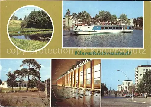 Eisenhuettenstadt Goldfischteiche Schwimmhalle Leninallee Kat. Eisenhuettenstadt