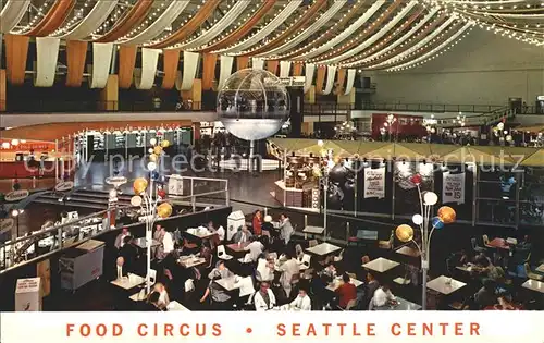 Seattle Food Circus in the Seattle Center Kat. Seattle