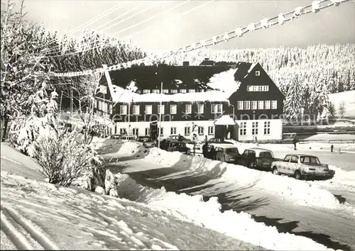 Muehlleithen Klingenthal HO Hotel Buschhaus Wintersportplatz Kat. Klingenthal Sachsen