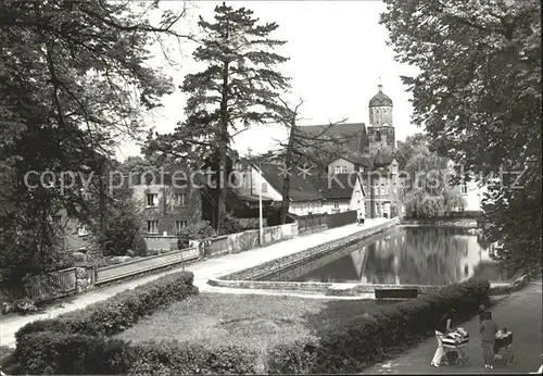 Neustadt Orla Gamsenteich Kirche Kat. Neustadt Orla