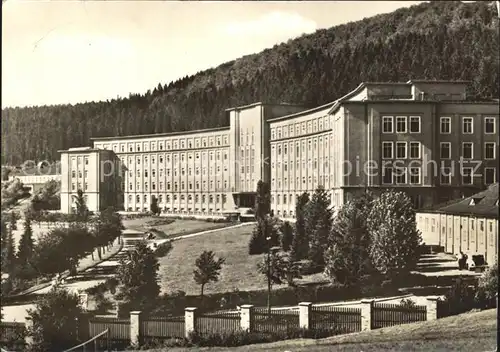 Erlabrunn Erzgebirge Bergarbeiter Krankenhaus Kat. Breitenbrunn Erzgebirge