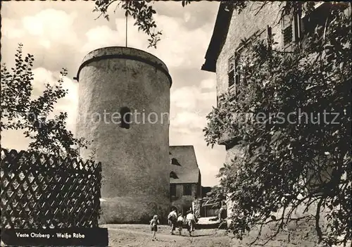 Otzberg Odenwald Veste Weisse Ruebe Turm Kat. Otzberg