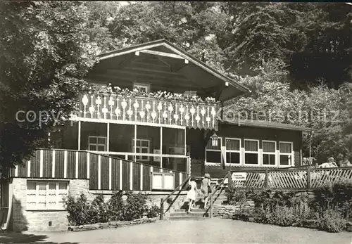 Wernigerode Harz HO Gaststaette Christianental Kat. Wernigerode