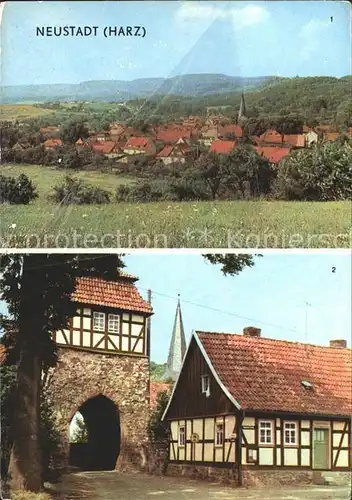 Neustadt Harz Teilansicht Torstrasse Kat. Neustadt Harz