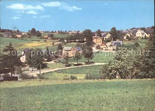 Breitenbrunn Erzgebirge Teilansicht Kat. Breitenbrunn Erzgebirge