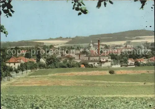 Pulsnitz Sachsen Panorama Blick vom Eierberg Kat. Pulsnitz