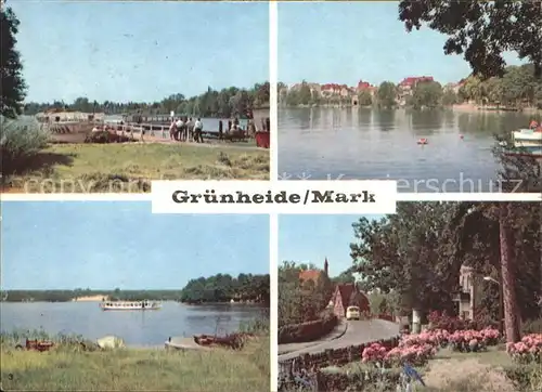 Gruenheide Mark Altbuchhorst Anlegestelle Peetzsee Fangschleuse Werlsee Karl Marx Strasse Kat. Gruenheide Mark