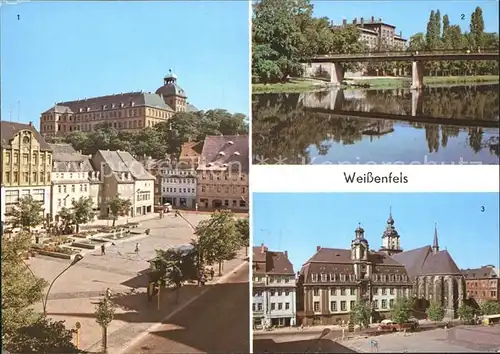 Weissenfeld Karl Marx Platz Augustusburg Bruecke Deutsch Sowjetische Freundschaft Bahnhof Rathaus Kat. Vaterstetten