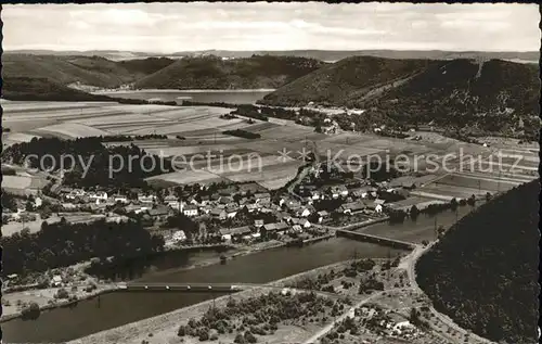 Hemfurth Edersee Fliegeraufnahme Kat. Edertal