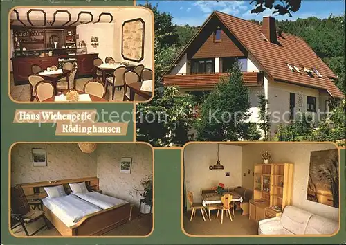 Roedinghausen Haus Wiehenperle Zimmer Gaststube Kat. Roedinghausen