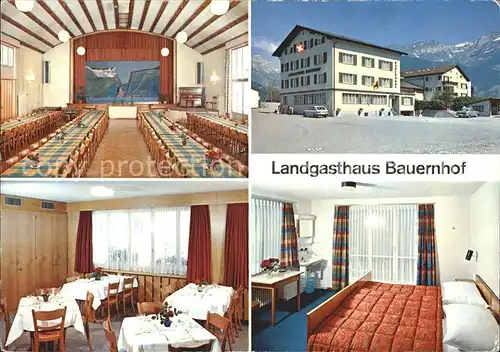 Altdorf UR Landgasthaus Bauernhof Speisesaal Gastraum Zimmer Kat. Altdorf UR