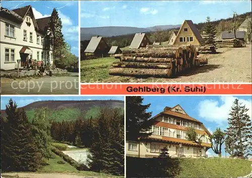 Gehlberg Erholungsheime Frieden und Daheim Schmuecke Waldbad Kat. Gehlberg