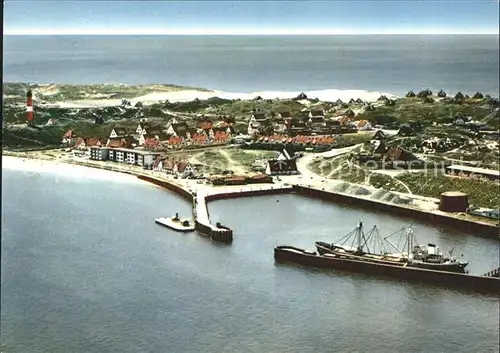 Hoernum Sylt Fliegeraufnahme Seebruecke Hafen Kat. Hoernum (Sylt)