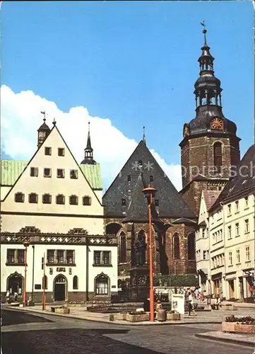 Eisleben Lutherdenkmal am Markt Kat. Eisleben