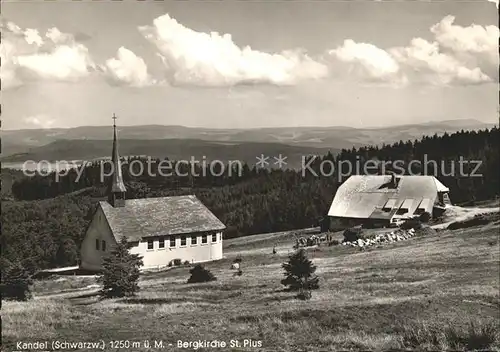 Kandel Waldkirch Breisgau Bergkirche St Pius Kat. Waldkirch